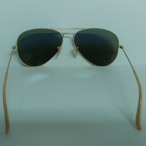 Ray Ban RB 3025 112/M2 Sunglasses Aviator Large Metal Blue Optimized Lens 58*14 - Picture 2 of 7